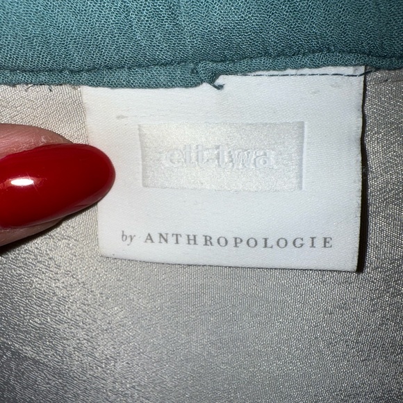 Anthropologie Ettawa Sequins Turquoise and Gold Toned Kimono Jacket- M/L - Picture 11 of 13